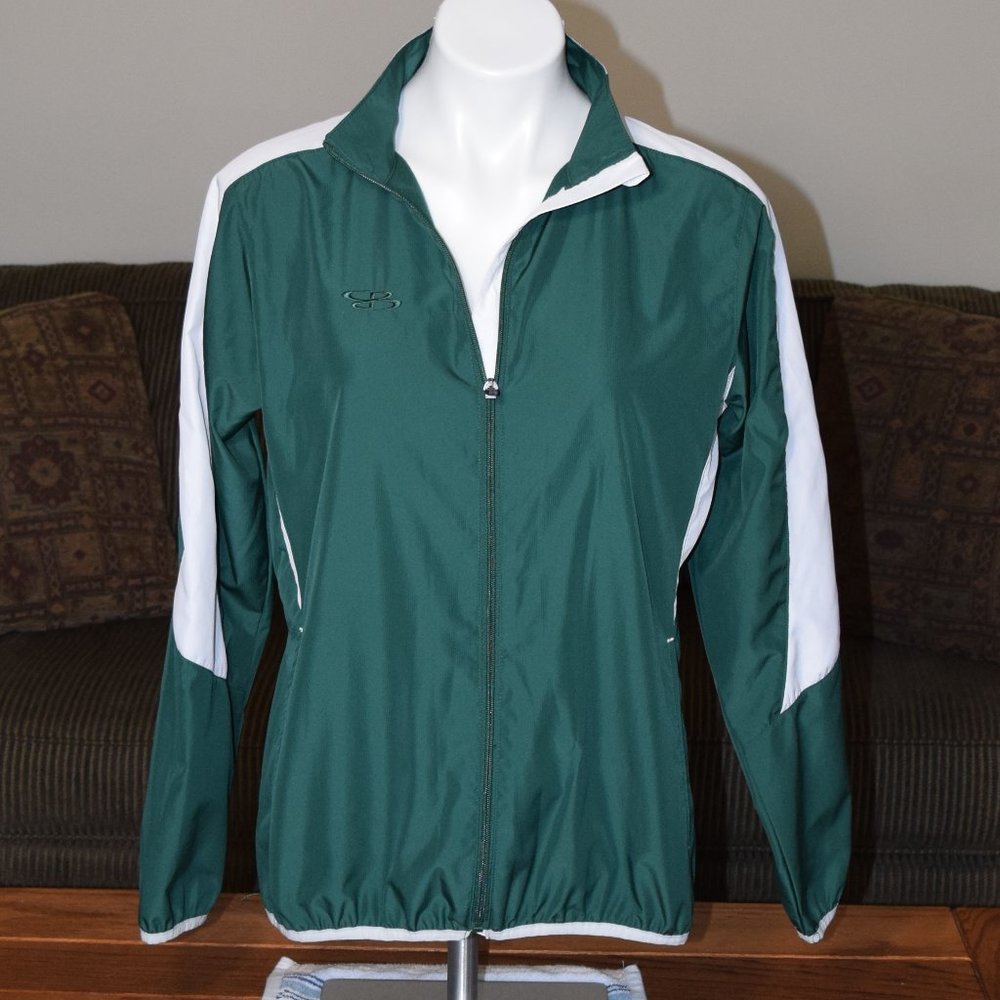 Boombah Green Lightweight Athletic Jacket - Size M
